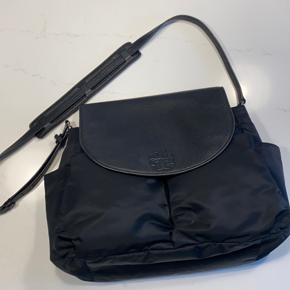 Like New Black Tory Burch Diaper Bag